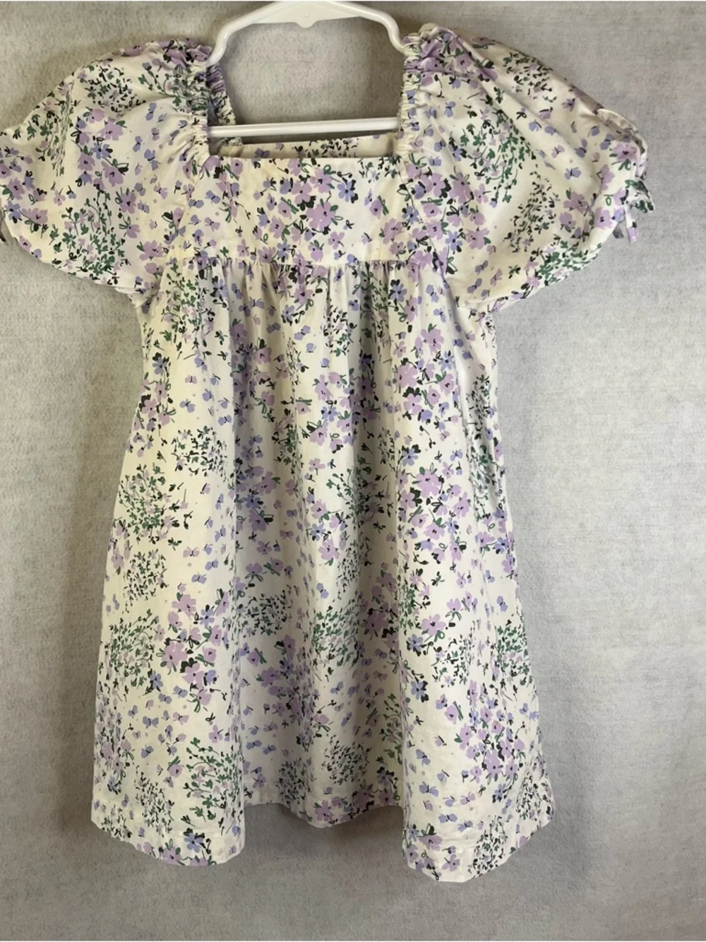 Crewcuts‎ Girls 2 Piece Set Floral Dress And Cable Knit Cardigan Sz 3-4 Years